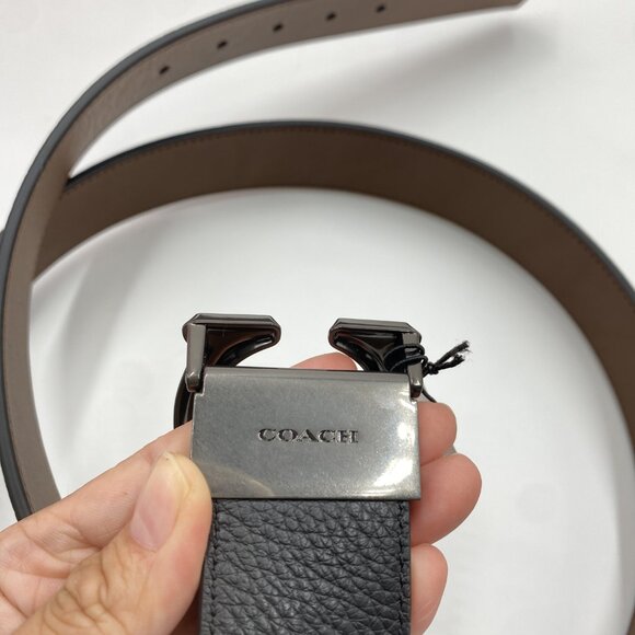 Coach Signature Buckle Cut To Size Reversible Belt 38 MM CQ013 - Picture 6 of 7